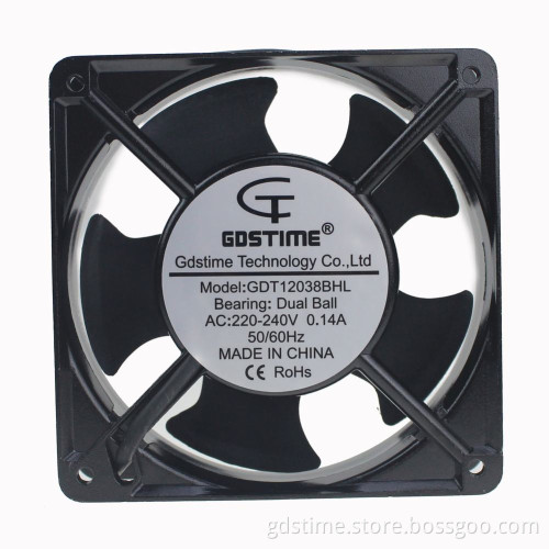 240V AC 12038 120x120x38mm 120mm High Efficient Centrifugal Fan